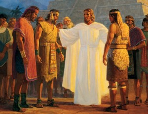 Jesus Chris in Book of Mormon Jésus-Christ est celui qui a expié nos péchés. La grâce de Dieu est possible grâce à lui.